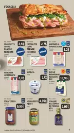 Catálogo Makro Página 7: Molho pesto ponti €4,95, Pancetta arrotolata metro chef €2,05
