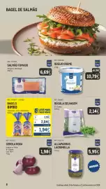 Catálogo Makro Página 8: Queijo creme metro chef €10,79, Bagels bimbo €1,94