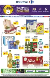 Folheto Carrefour semana 42 Página 1: Papel higiênico Neve Toque da Seda €29,99, Sorvete Nestlé Sabores €21,90