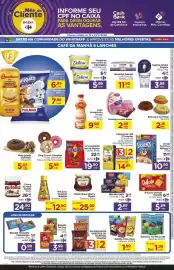 Folheto Carrefour semana 42 Página 3: Cápsula de café 3 Corações €14,65, Presunto cozido Seara €2,99