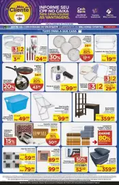 Folheto Carrefour semana 42 Página 9: Caixa organizadora Pop Agraplast €49,99, Assadeira de vidro Carrefour €19,99