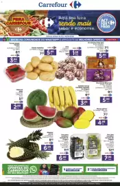 Folheto Carrefour Página 1: FEIRA CARREFOUR Carrefour Aqui sua feira rende mais sabor e economia. ALIMENTE O SEU MELHOR ACT