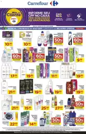 Folheto Carrefour semana 42 Página 1: Creme de pentear Seda €19,90, Sérum com óleo de tratamento Seda Toque de seda €15,90