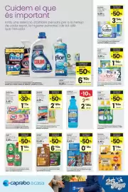 Catálogo Caprabo Página 14: Handy Bag bosses d'escombraries perfumada €1,71, Foxy Paper higiènic Seda €1,94
