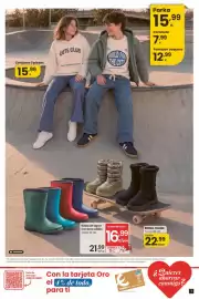 Folleto Eroski Página 7: Botas moda €22,99, Bota de agua con forro calido €21,99