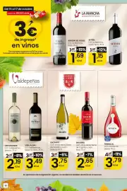 Folleto Eroski Página 10: Viña albali - d.o.valdepenas reserva, tinto €3,49