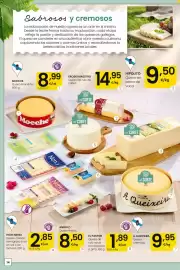 Folleto Eroski Página 14: Moeche - queso brandino €8,99, Hipolito - queso en barra de vaca €9,50