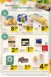 Folleto Eroski Página 15: Eroski - queso gouda €8,99, Juan luna - tabla gourmet de quesos internacionales €2,95