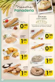 Folleto Eroski Página 2: Da cunha - barra rizada de masa madre €1,35, Barra 100% integral €0,69
