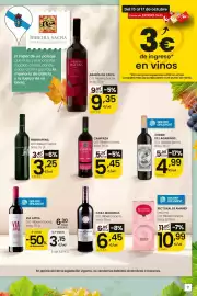 Folleto Eroski Página 7: Campaza - d.o. ribeira sacra, tinto €5,45, Abadía do seixo - d.o. ribeira sacra, tinto €9,35