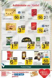 Folleto Eroski Página 19: El nogal dátil sin hueso €1,65, La dama de la vera higo seco cuello de dama €1,85