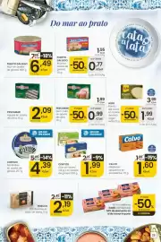 Folleto Eroski Página 23: Cortizo sardinillas en aceite de girasol €4,39, Cortizo atún al natural €1,99