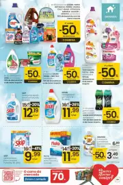 Folleto Eroski Página 29: Skip Detergente en polvo Limpieza Profunda €9,99, Dixan Detergente en gel Total 4 en 1 €11,99