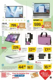 Folleto Eroski Página 47: Hp impresora multifunción deskjet 2922e €44,90, NGS Cargador Gan 65 W tipo-C €16,90