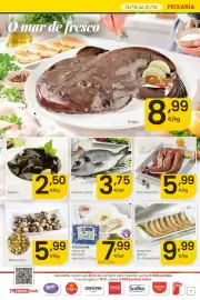 Folleto Eroski Página 7: Mejillón €2,50, Rape €8,99