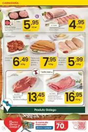 Folleto Eroski Página 8: Cinta de lomo de cerdo €4,95, Filete ruso relleno de jamon y queso €7,95