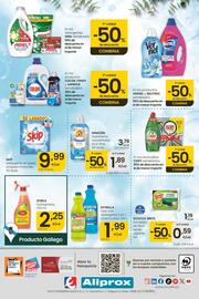 Folleto Aliprox Página 8: Zorka - quitagrasas €2,25, Skip - detergente en polvo limpieza profunda €9,99
