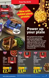 Lidl leaflet week 43 Page 11: British Beef Mince with Added Pea Protein €3,83