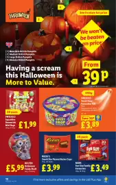Lidl leaflet week 43 Page 14: Mars Fun Size Family Favourites €3,49, Swizzels squashies drumstick mini bags €1,99
