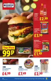Lidl leaflet week 43 Page 18: Mcennedy pulled pork burrito €2,99, Mcennedy sliced gherkins €1,49