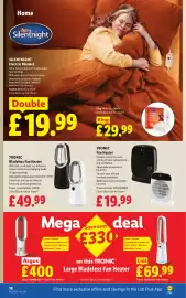 Lidl leaflet week 43 Page 22: Tronic bladeless fan heater €49,99, Tronic fan heater €19,99
