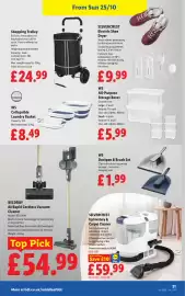 Lidl leaflet week 43 Page 25: W5 all-purpose storage boxes €5,99, W5 collapsible laundry basket €8,49