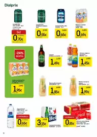 Folleto Dialprix Página 12: Heineken cerveza 0,0 alcohol €3,15, Nestea té limon €1,45