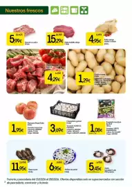 Folleto Dialprix Página 2: Champiñón granel €3,69, Manzana Royal Gala €1,95