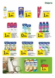 Folleto Dialprix Página 7: Puleva omega-3 €1,59, Pascual leche sin lactosa semidesnatada €1,19