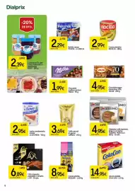 Folleto Dialprix Página 8: Tassimo marcilla café espresso €4,95, Nesquik cacao soluble €8,95