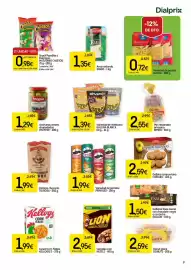 Folleto Dialprix Página 9: Yatekomo gallina blanca €1,39, Cuétara campurrianas €2,59