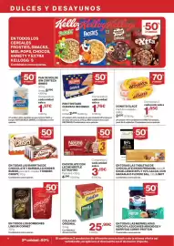 Catálogo Hipercor Página 14: Cola Cao original €25,99, Recondo pan tostado chapata €1,76