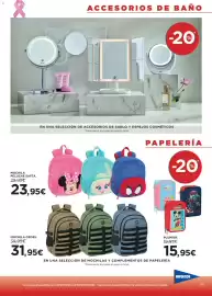 Catálogo Hipercor Página 35: Mochila peluche safta €23,95, Mochila Cross €31,95