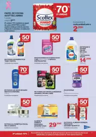 Catálogo Hipercor Página 5: Scottex papel de cocina Jumbo €2,59, Colon detergente liquido gel azul €14,09