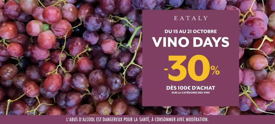 Catalogue Eataly (valable jusqu'au 21-10)