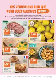 Catalogue Fresh semaine 43 page 15: Pavé au poivre €1,59, Poire william verte HVE €2,99
