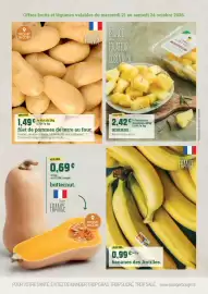 Catalogue Fresh semaine 43 page 5: Bananes des Antilles €0,99, Filet de pommes de terre au four €1,49