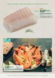 Catalogue Fresh semaine 43 page 7: Dos de Cabillaud €6,67, ASC crevettes entières cuites €4,49
