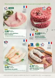 Catalogue Fresh semaine 43 page 9: Volaille Française aiguillettes de poulet €3,49, ARTISAN saucisse sèche courbe €4,79
