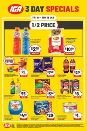IGA catalogue Page 2: Fantastic Cup Noodles 45-70g or Bowl Noodles 85g Selected Varieties €1,00