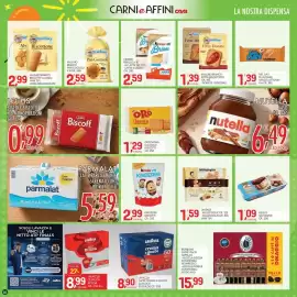 Volantino Carni e Affini Supermercati Pagina 10: Kinder Brioss €2,59, Lavazza caffè crema e gusto classico €8,90