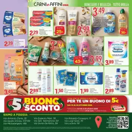 Volantino Carni e Affini Supermercati Pagina 12: Ari piatti riutilizzabili €1,50, Colgate dentifricio €2,29