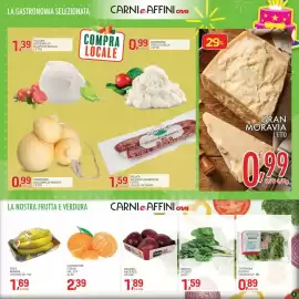 Volantino Carni e Affini Supermercati Pagina 5: Melinda mele red €1,89, Clementine foglia €2,39