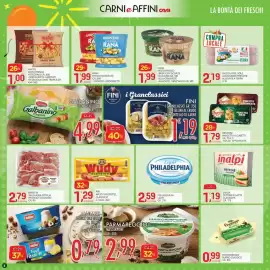 Volantino Carni e Affini Supermercati Pagina 6: Rana pesto fresco €1,99, Avicola del Sole uova medie fresche €2,19