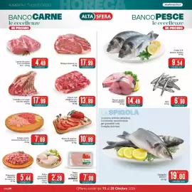 Volantino Altasfera Pagina 10: Spigola €19,00, Pesce spada decongelato €14,49