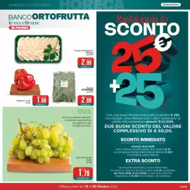 Volantino Altasfera Pagina 11: Uva da tavola Italia €1,79, Peperoni rossi €1,69
