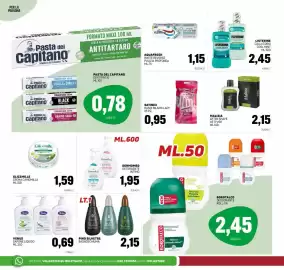 Volantino Emporio Amato Pagina 12: Dermomed detergente intimo €1,95, Pino Silvetre Bagnoschiuma €2,15