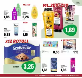 Volantino Emporio Amato Pagina 13: Smile fazzoletti 3 veli €0,55, Laurella assorbenti sottile notte extra lungo €1,65