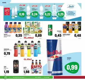 Volantino Emporio Amato Pagina 2: Valfrutta succhi di frutta in brick €0,89, Powerade bibite in bottiglia €0,79
