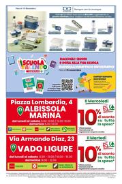 Volantino DeSpar Express Pagina 8: Fino al 15 Novembre monbento Sempre con te ovunque OGNI 15€ DI SPESA ricevi anche 1
